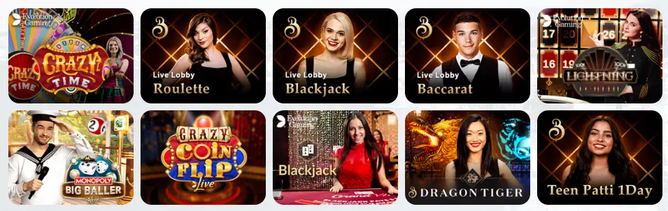 Giochi da casinò dal vivo GOLDEN EURO CASINO