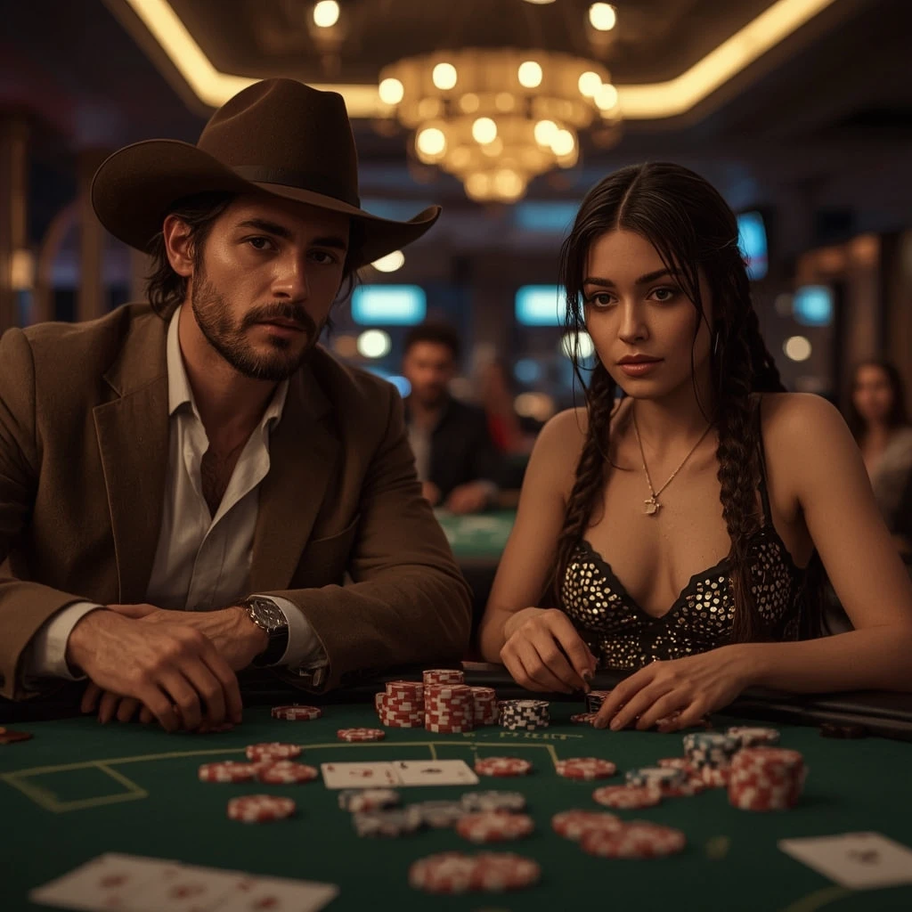 foto di due giocatori di poker GOLDEN EURO CASINO